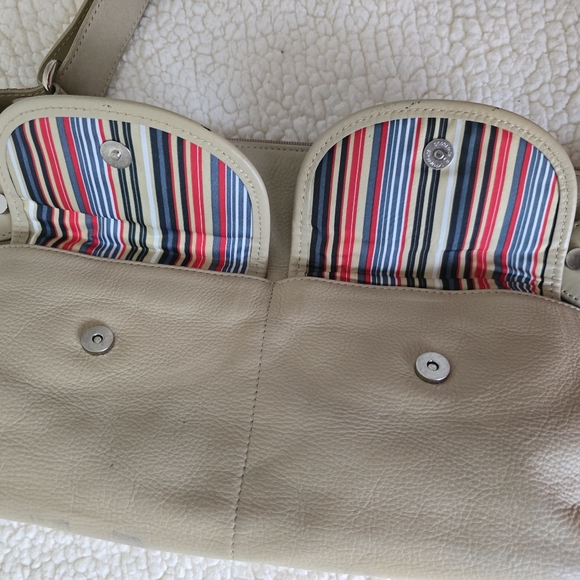 Tan Pebble Leather Shoulder Bag - Picture 6 of 14